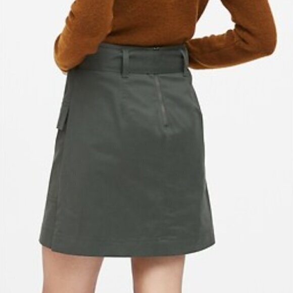 BANANA REPUBLIC | Utility Wrap Skirt Belted | Sz. 8 - Picture 2 of 10